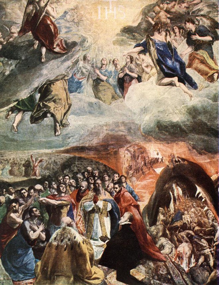 Adoration of the Name of Jesus by Doménikos Theotokópoulos (el Greco)