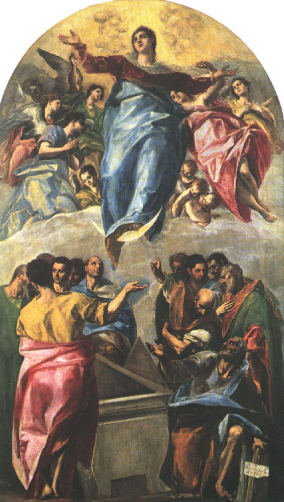 Assumption of The Virgin by Doménikos Theotokópoulos (el Greco)