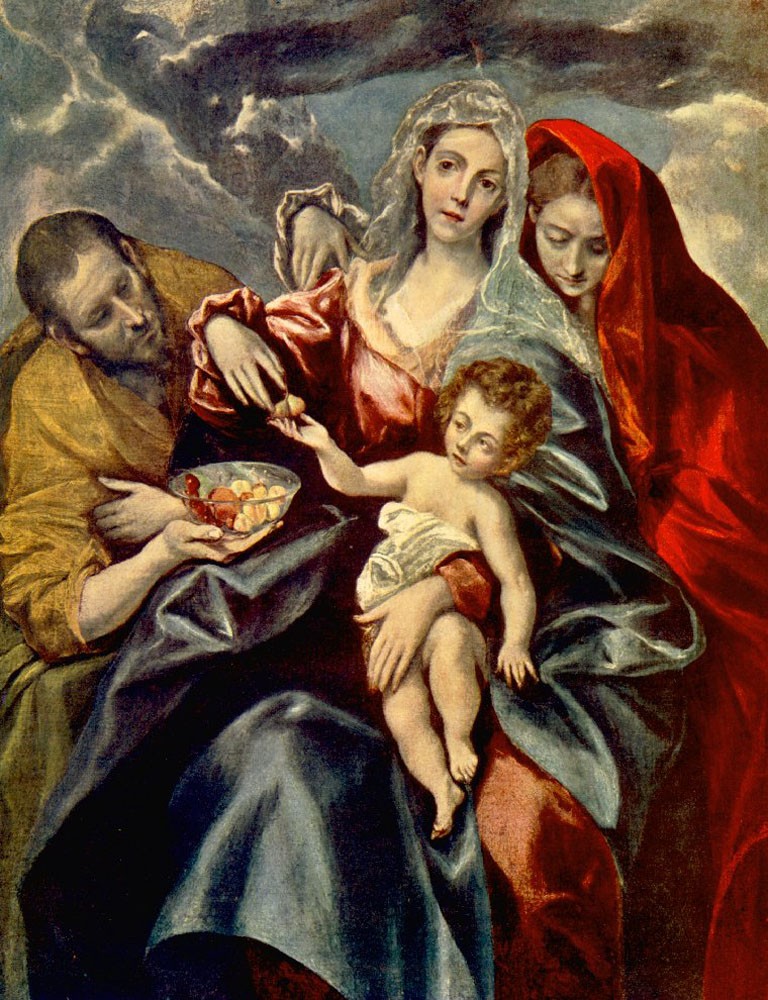 Holy Family by Doménikos Theotokópoulos (el Greco)