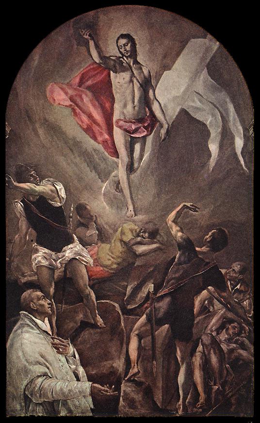 Resurrection by Doménikos Theotokópoulos (el Greco)