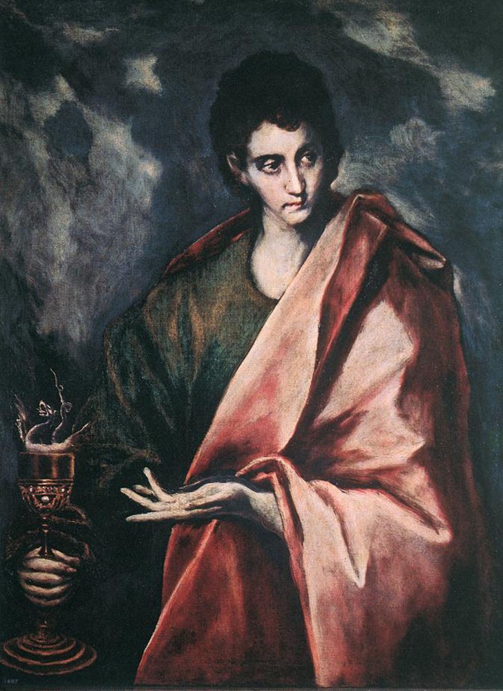 St John the Evangelist by Doménikos Theotokópoulos (el Greco)