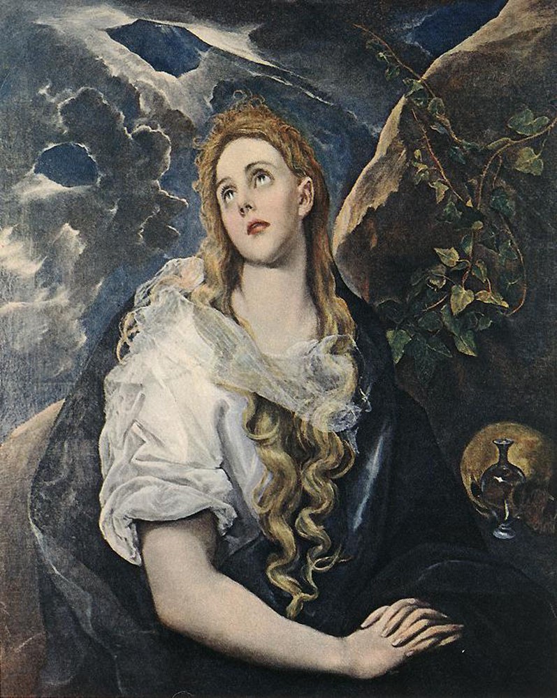 St Mary Magdalene by Doménikos Theotokópoulos (el Greco)