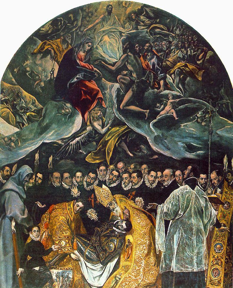 The Burial of Count Orgaz by Doménikos Theotokópoulos (el Greco)
