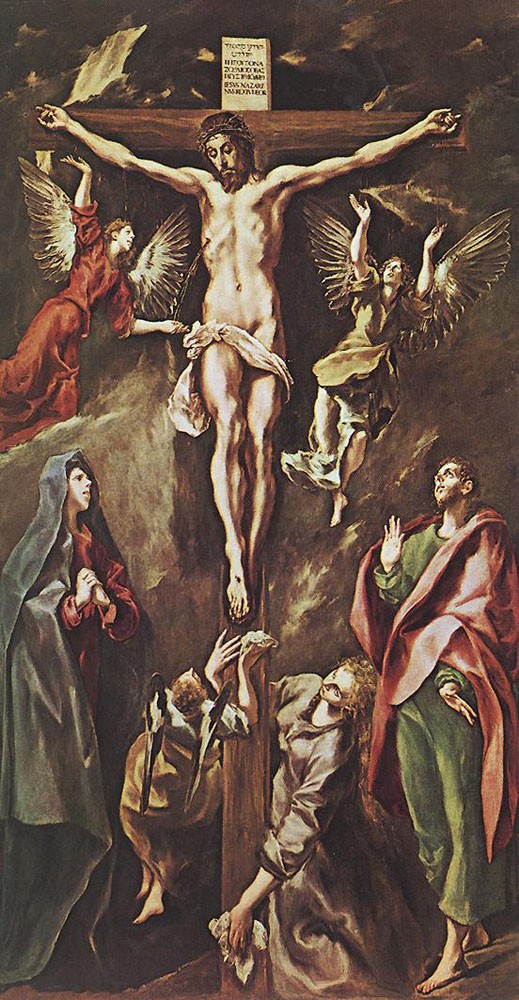 The Crucifixion by Doménikos Theotokópoulos (el Greco)