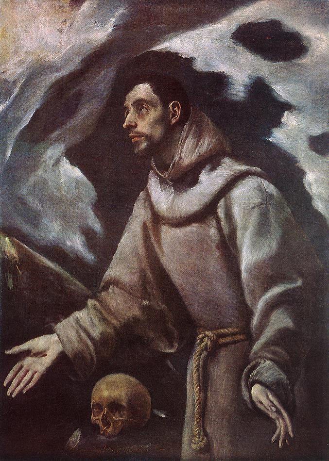 The Ecstasy of St Francis by Doménikos Theotokópoulos (el Greco)