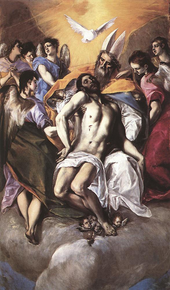The Holy Trinity by Doménikos Theotokópoulos (el Greco)