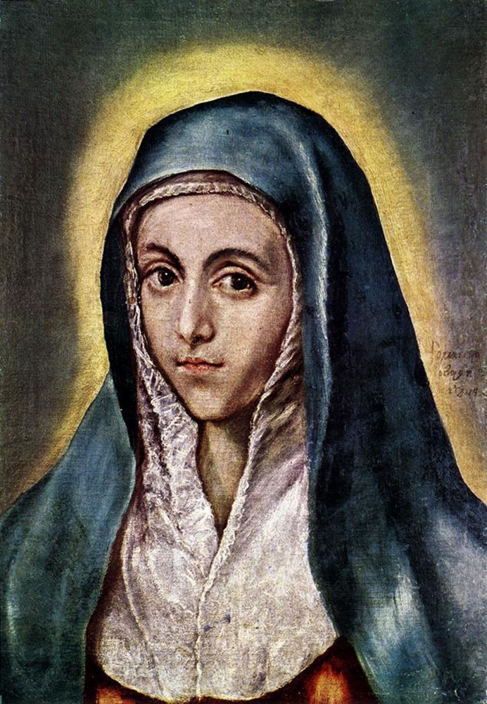 The Virgin Mary by Doménikos Theotokópoulos (el Greco)