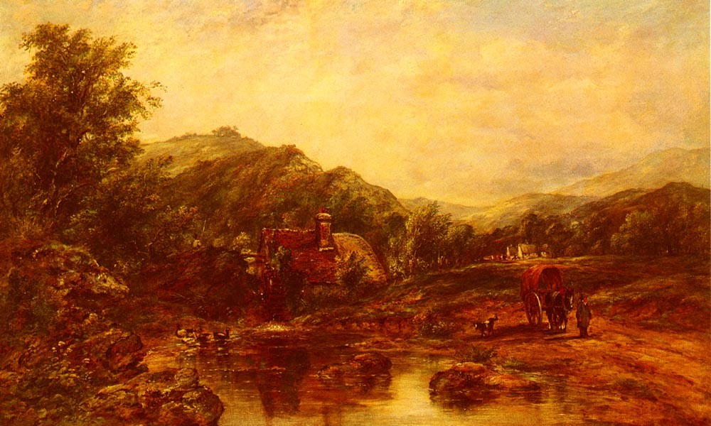 Waters A Mill Stream Among The Hills by George Frederic Watts