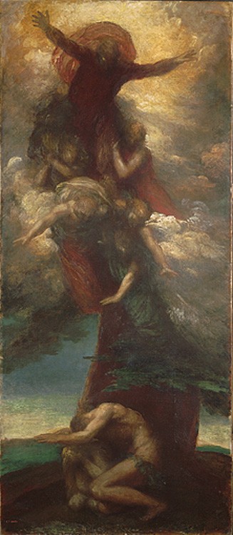 The Denunciation of Adam and Eve by George Frederic Watts