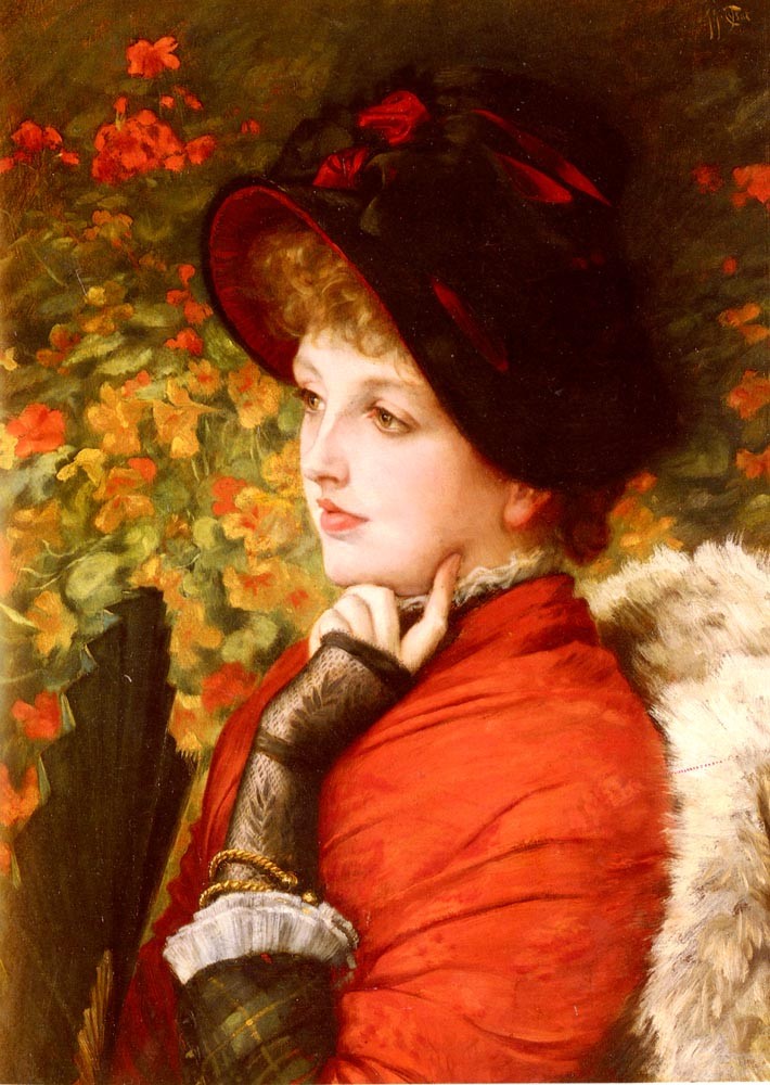 Type Of Beauty by Jacques Joseph (James) Tissot