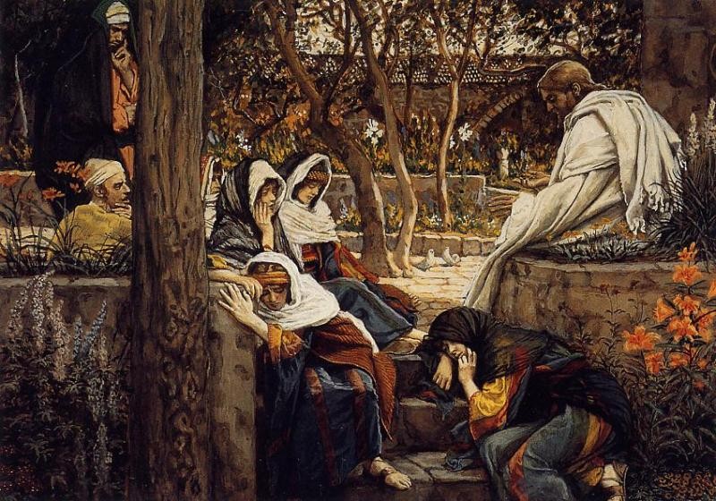 Jesus At Bethany by Jacques Joseph (James) Tissot