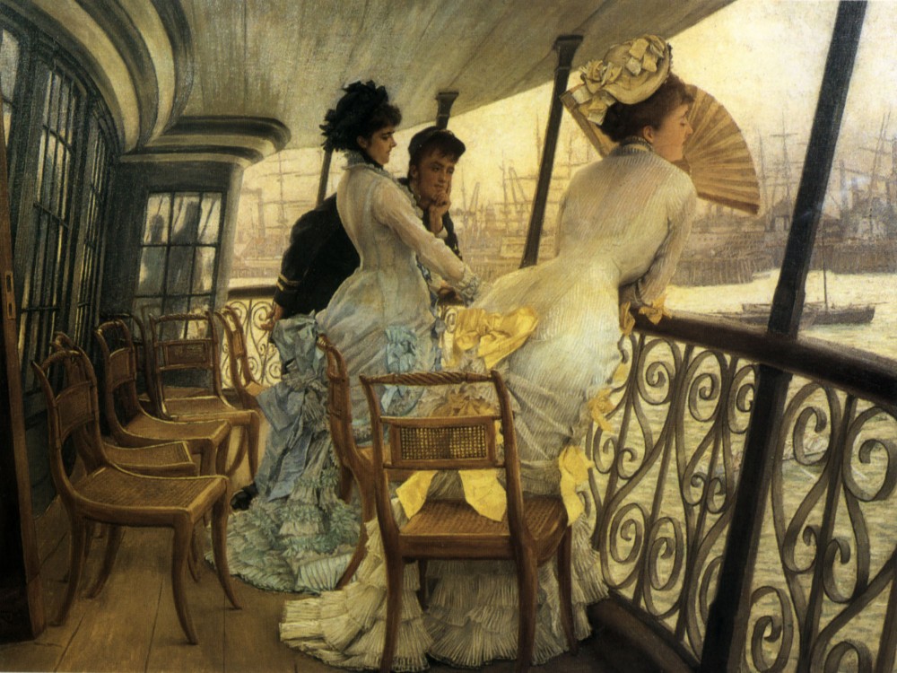 The Gallery of HMS Calcutta by Jacques Joseph (James) Tissot