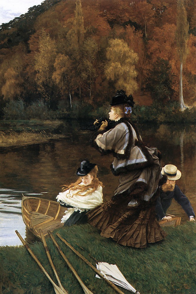Autumn On The Thames by Jacques Joseph (James) Tissot