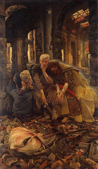 Inner Voices (Christ Consoling The Wanderers) by Jacques Joseph (James) Tissot