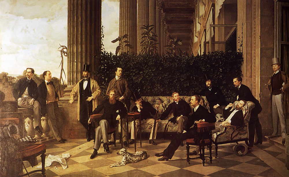 The Circle Of The Rue Royale by Jacques Joseph (James) Tissot