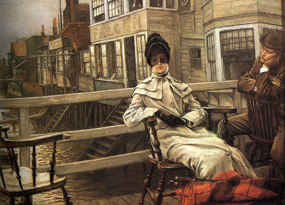 Waiting For The Ferry 2 by Jacques Joseph (James) Tissot