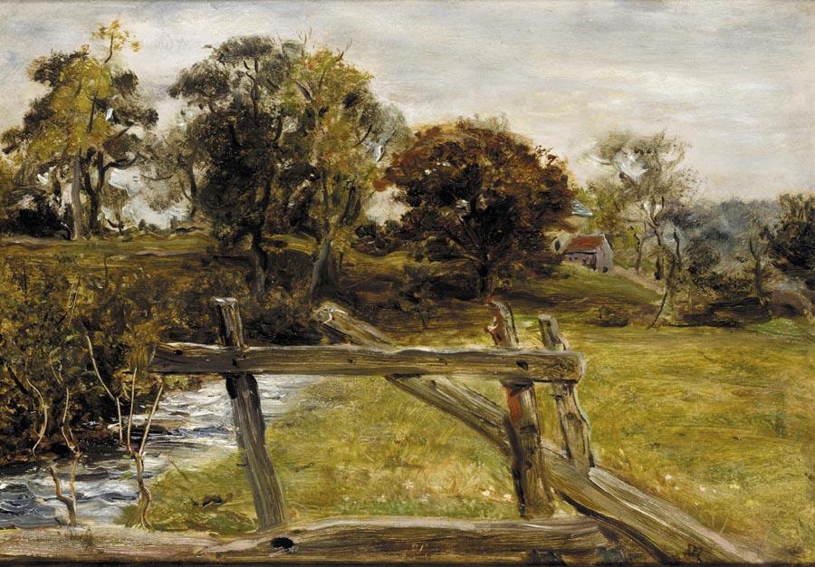 View Near Hampstead by Sir John Everett Millais