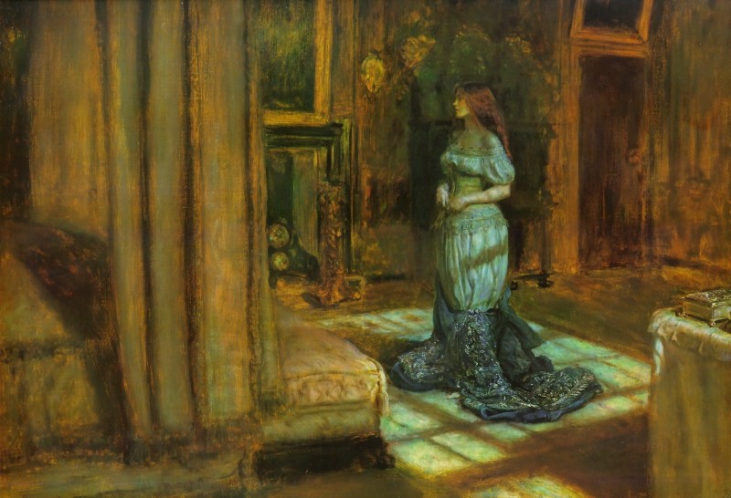 Eve of St Agnus by Sir John Everett Millais