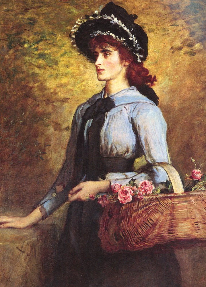 Sweet Emma Morland by Sir John Everett Millais