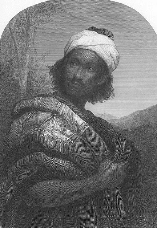 J.E. Moorish Chief by Sir John Everett Millais