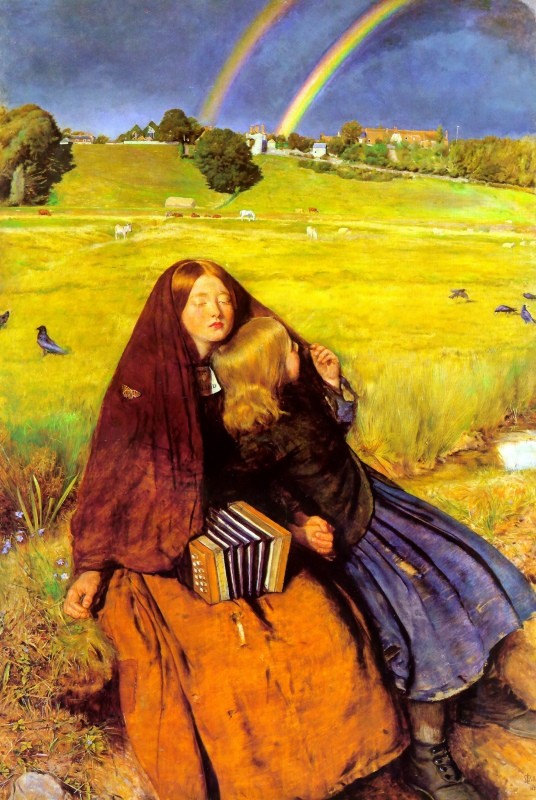 Blind Girl by Sir John Everett Millais