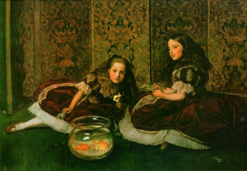 Leisure Hours by Sir John Everett Millais