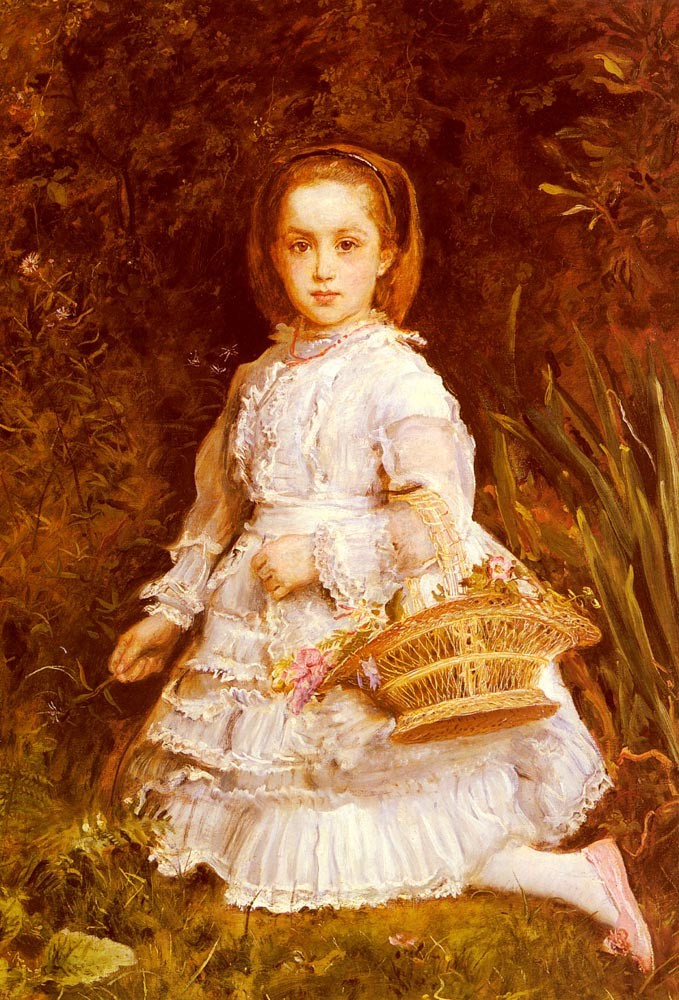 Portrait Of Gracia Lees by Sir John Everett Millais