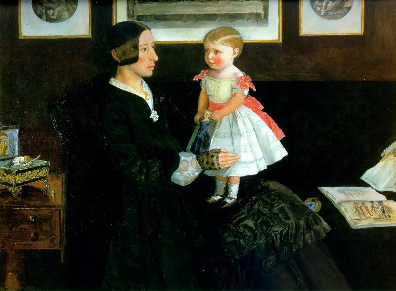 Portrait of Mrs James Wyatt by Sir John Everett Millais