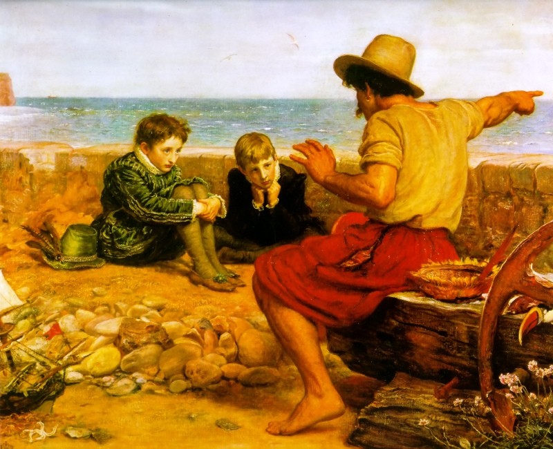 The Childhood of Walter Raleigh by Sir John Everett Millais