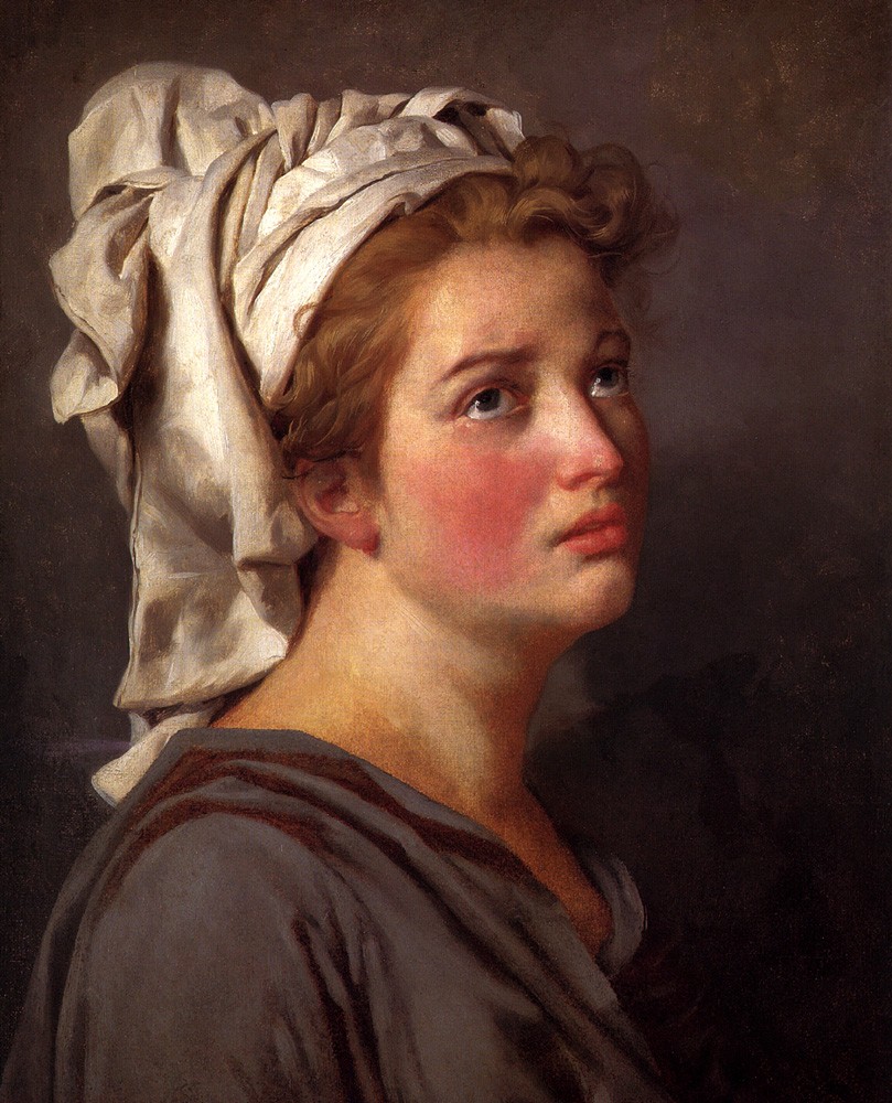 Portrait of a young Woman in a Turban by Jacques-Louis David