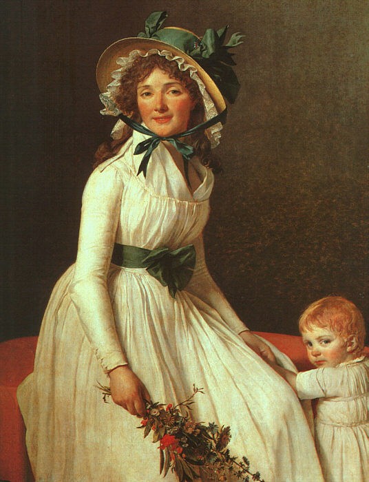 Portrait of Madame Seriziat by Jacques-Louis David