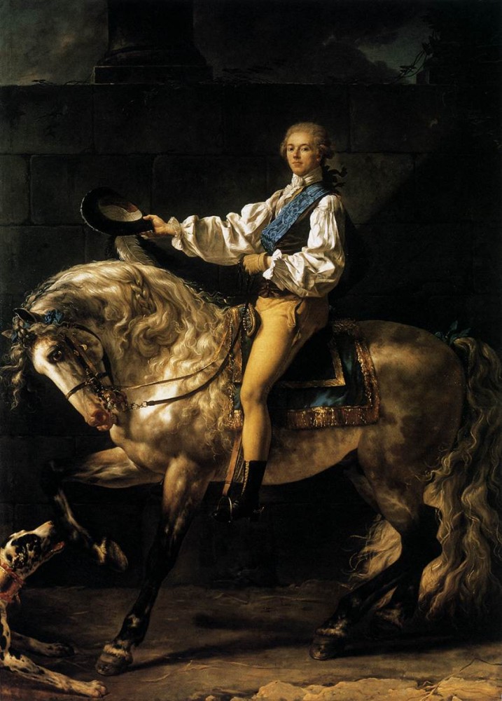 Count Potocki by Jacques-Louis David