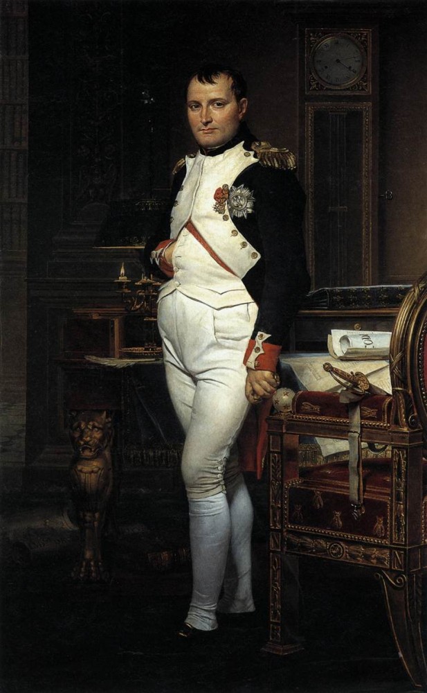 Napoleon in his Study by Jacques-Louis David