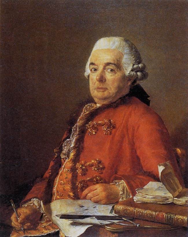 Portrait of Jacques Francois Desmaisons by Jacques-Louis David