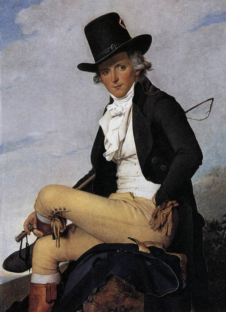 Portrait of Pierre Seriziat by Jacques-Louis David