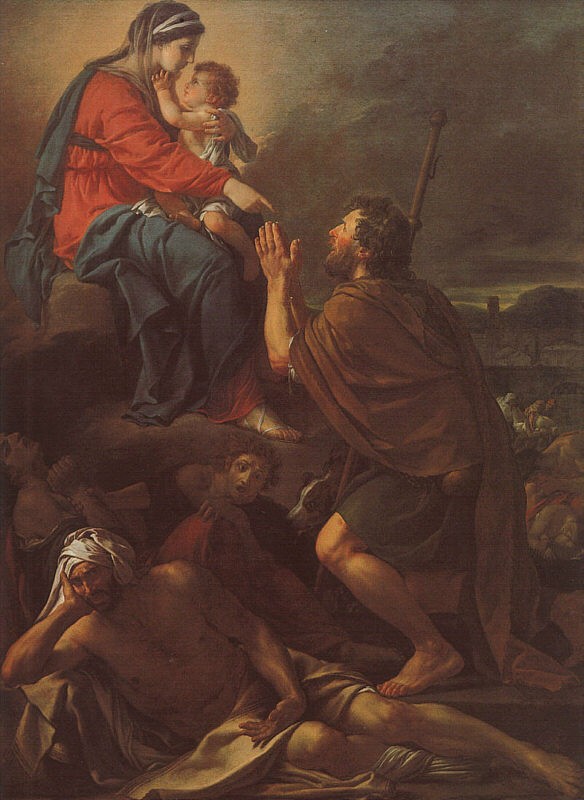 saint roch by Jacques-Louis David