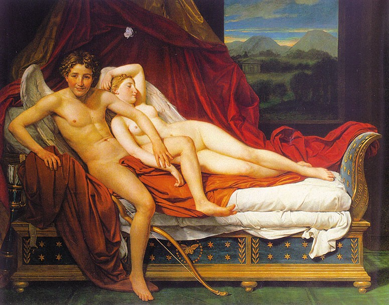 Cupid and Psyche by Jacques-Louis David