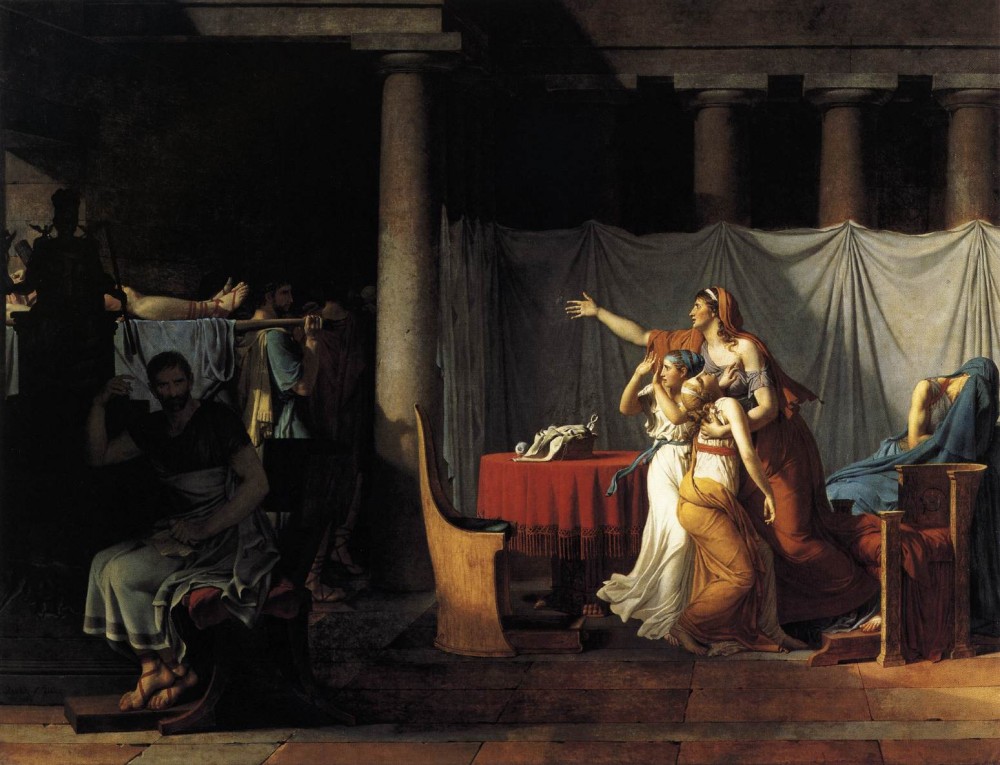 The Lictors Returning to Brutus the Bodies of his Sons by Jacques-Louis David