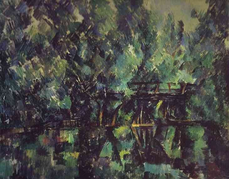 Bridge and Pool by Paul Cézanne