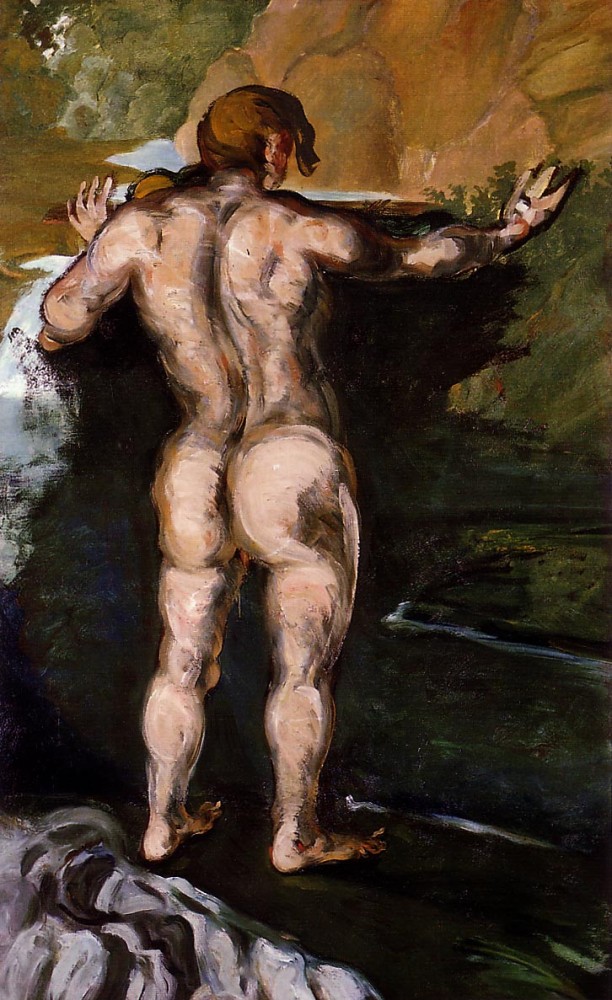 Le Baigneur au rocher by Paul Cézanne