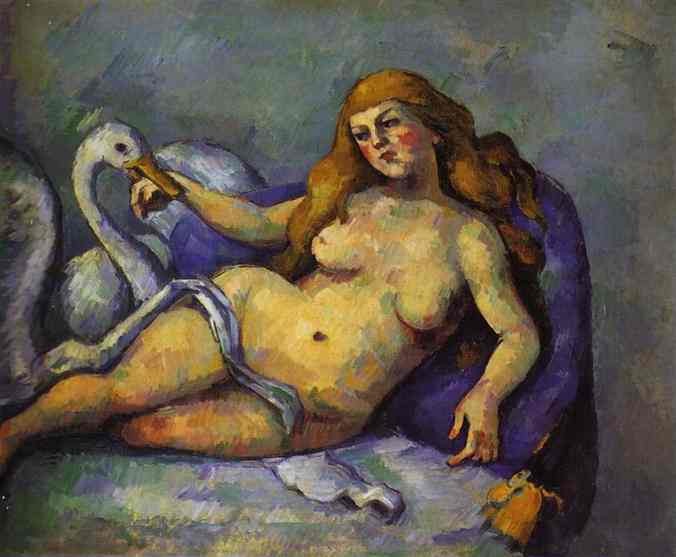 Leda with Swan by Paul Cézanne