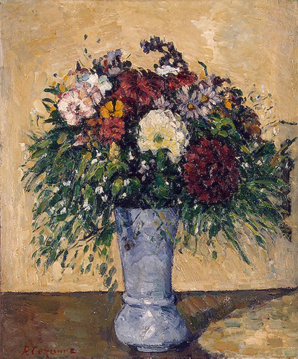 Flowers Vase by Paul Cézanne