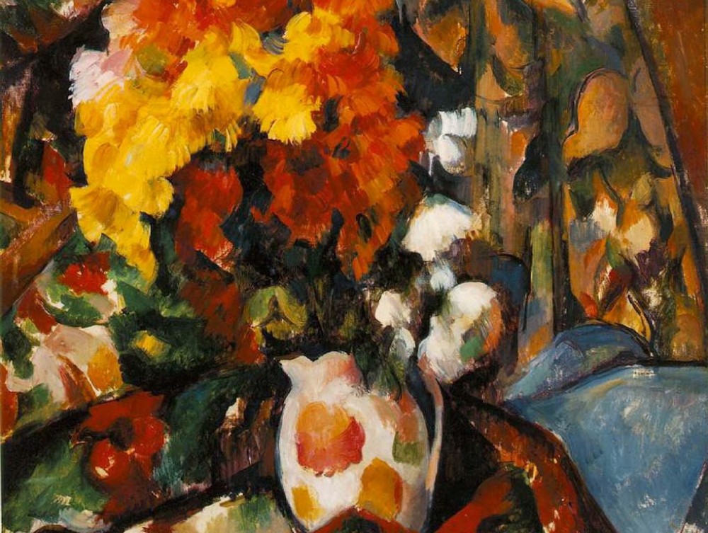 Chrysanthemums by Paul Cézanne