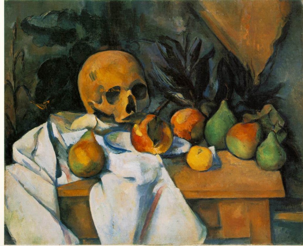 Still Life with Skull by Paul Cézanne