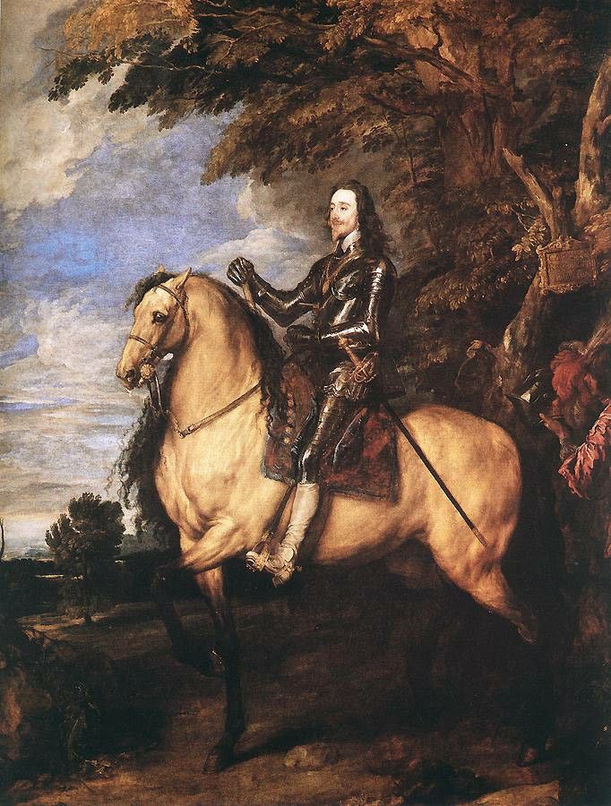 Charles I on Horseback by Sir Anthony van Dyck