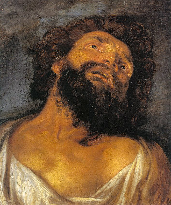 Head of a Robber by Sir Anthony van Dyck