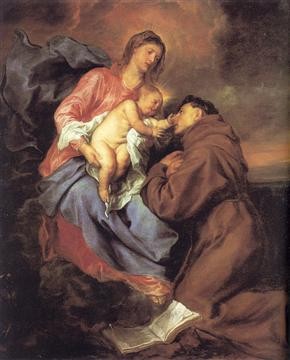 The Vision of Saint Anthony by Sir Anthony van Dyck