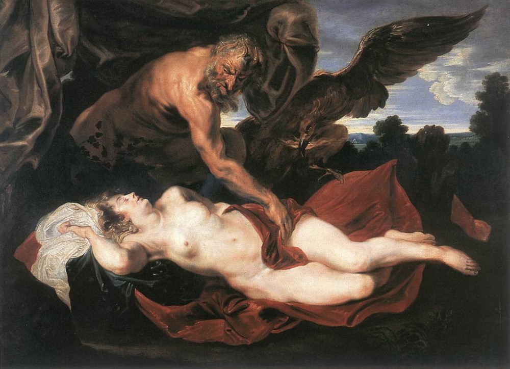 Jupiter and Antiope by Sir Anthony van Dyck