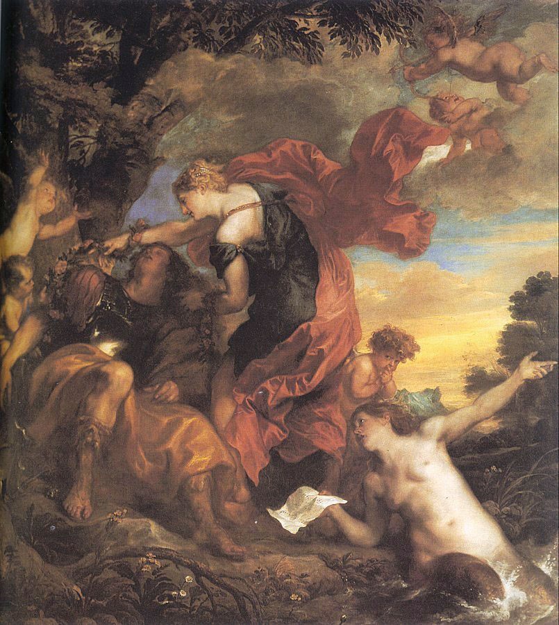 Rinaldo and Armida by Sir Anthony van Dyck