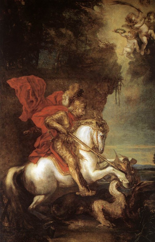 St George and the Dragon by Sir Anthony van Dyck